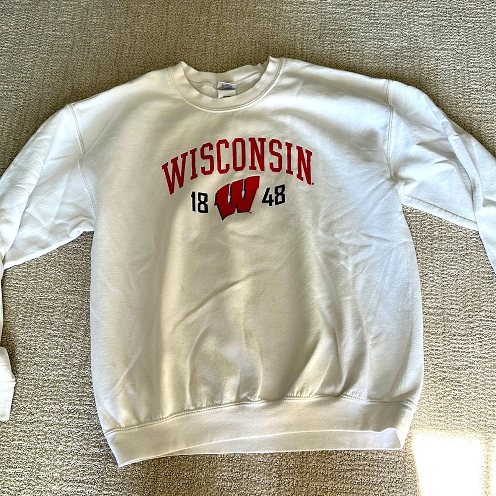White Bookstore Wisconsin Sweatshirt